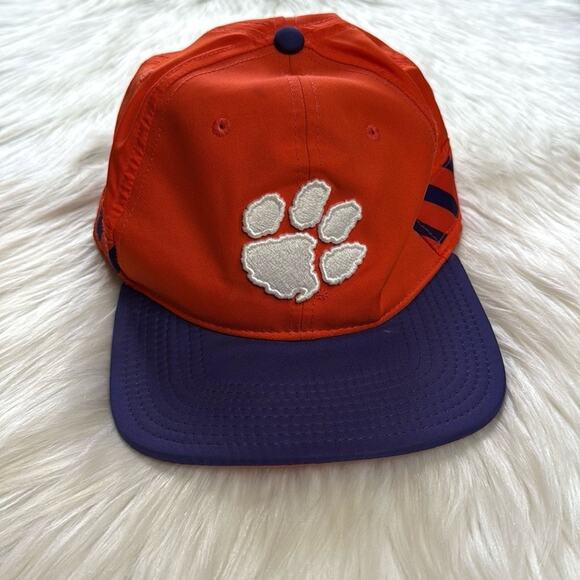 Nike Dri Fit Clemson Orange and Purple Logo Hat - Picture 1 of 5